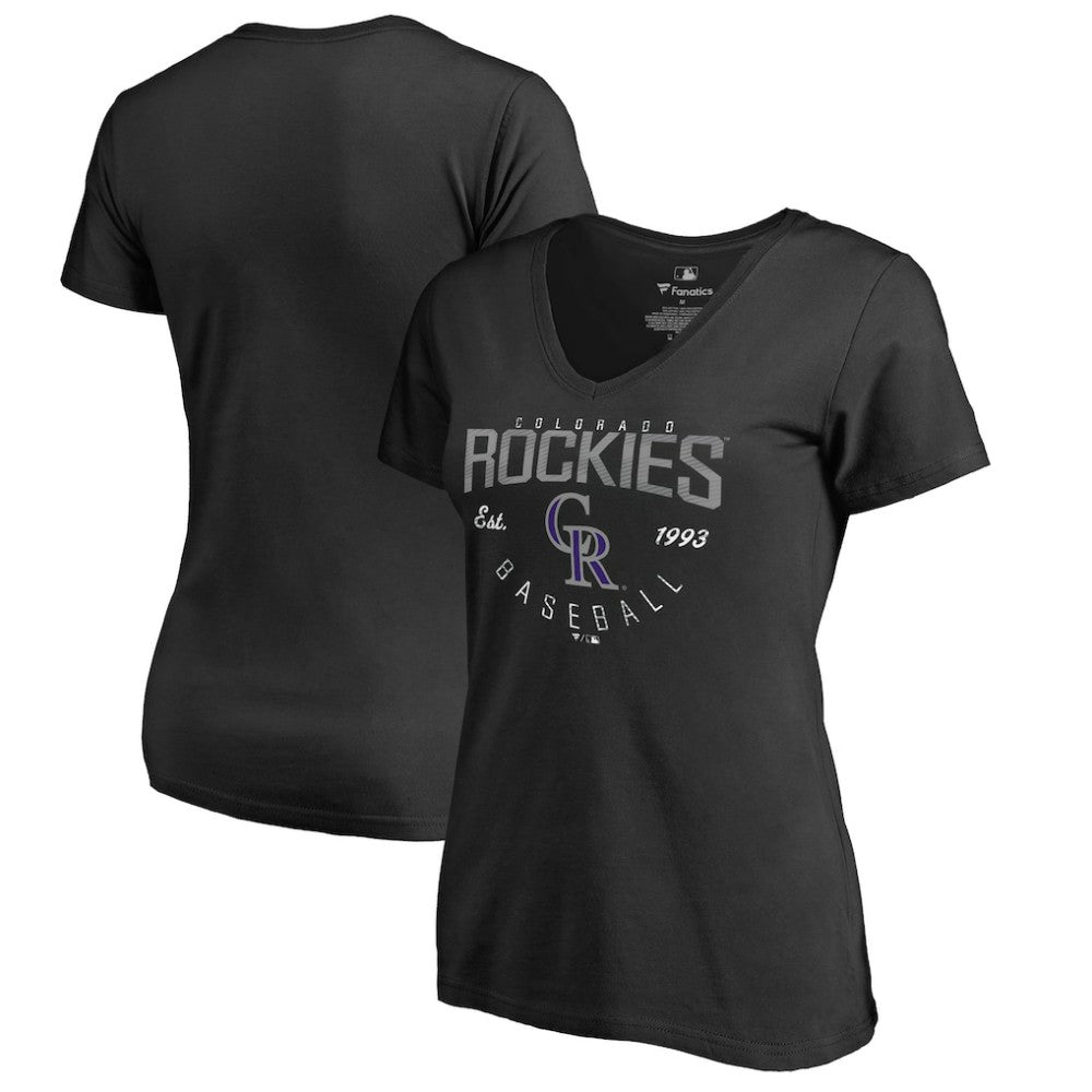 Colorado Rockies Women's Live For It T-Shirt - Black