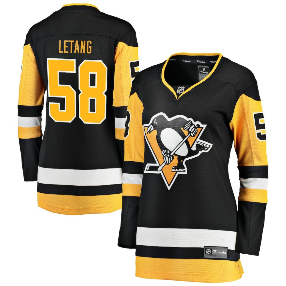 Kris Letang Pittsburgh Penguins Fanatics Women's Home Breakaway Jersey