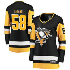 Kris Letang Pittsburgh Penguins Fanatics Women's Home Breakaway Jersey