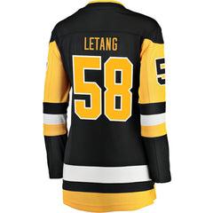 Kris Letang Pittsburgh Penguins Fanatics Women's Home Breakaway Jersey