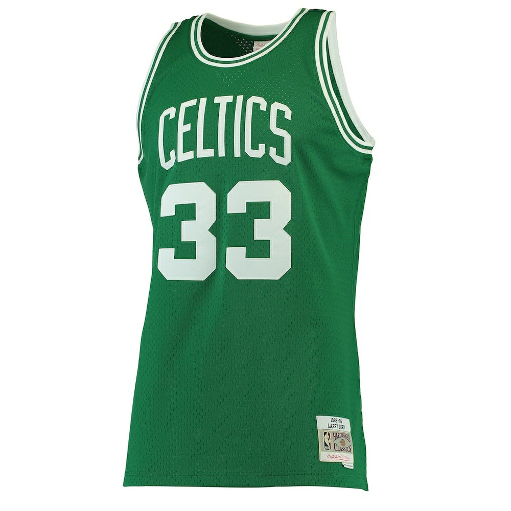 Larry Bird Boston Celtics Hardwood Classics Swingman Jersey - Kelly Green | Mitchell & Ness outlet