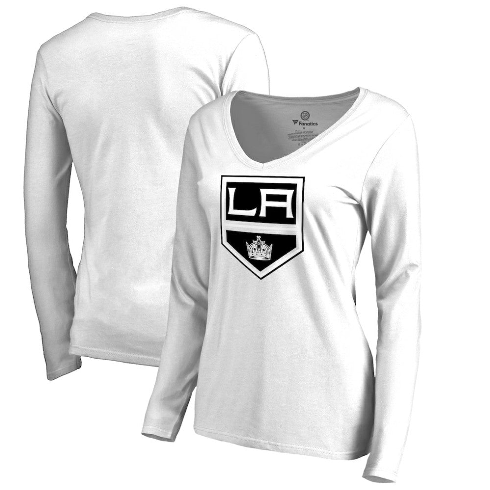 Los Angeles Kings Women's Primary Team Logo Long Sleeve T-Shirt