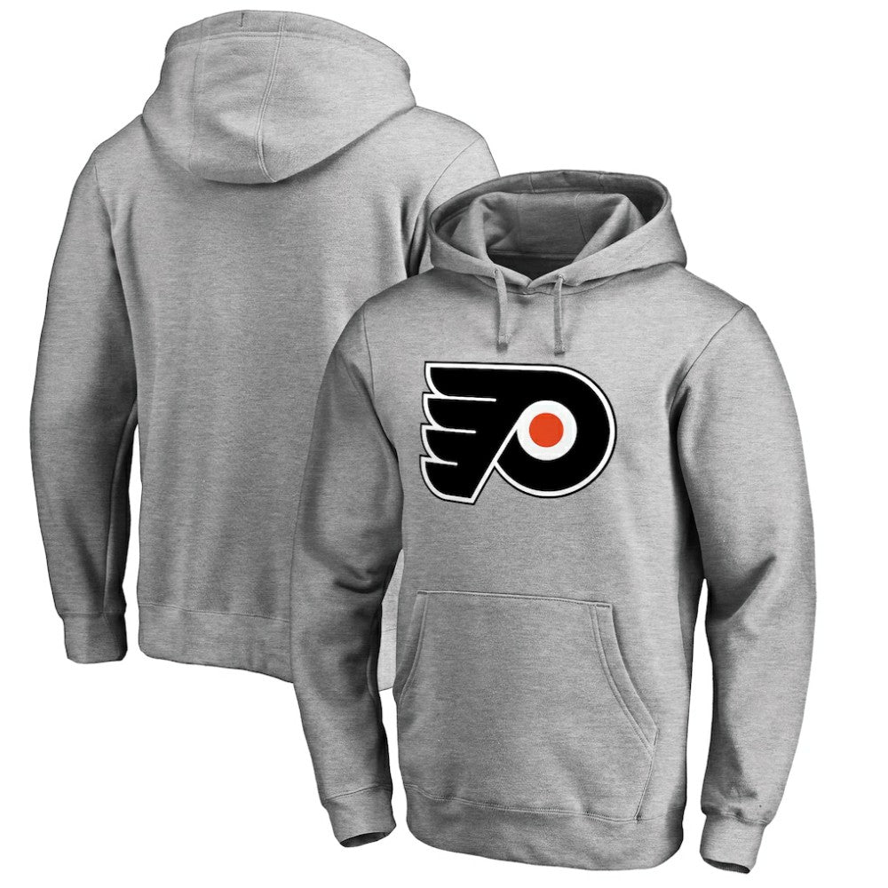 Philadelphia Flyers Primary Team Logo Fleece Fitted Pullover Hoodie