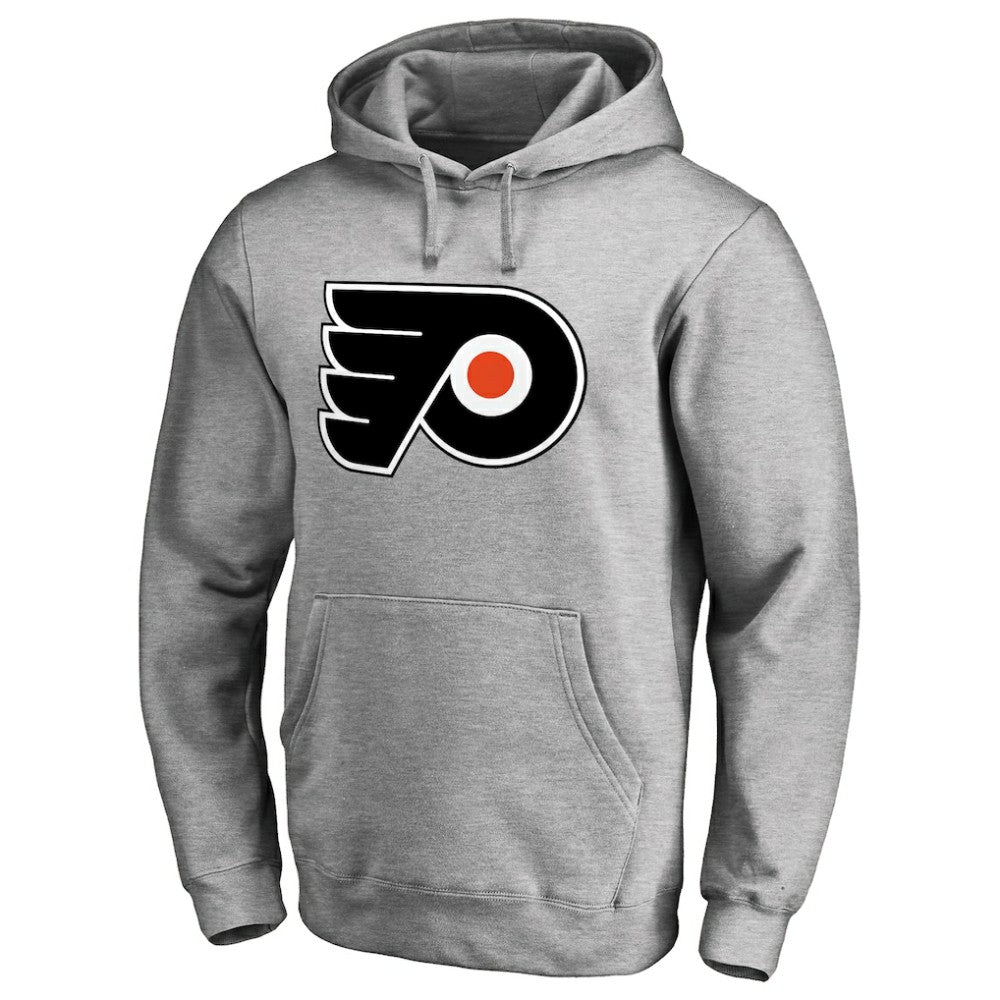 Philadelphia Flyers Primary Team Logo Fleece Fitted Pullover Hoodie