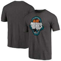 San Jose Sharks Hometown Collection Chomp Tri-Blend T-Shirt