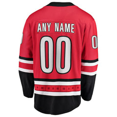 Carolina Hurricanes Fanatics Alternate Breakaway Custom Jersey