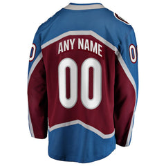 Colorado Avalanche Fanatics Home Breakaway Custom Jersey