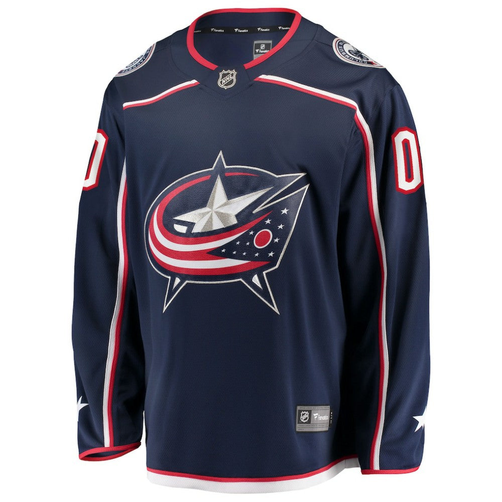 Columbus Blue Jackets Fanatics Home Breakaway Custom Jersey