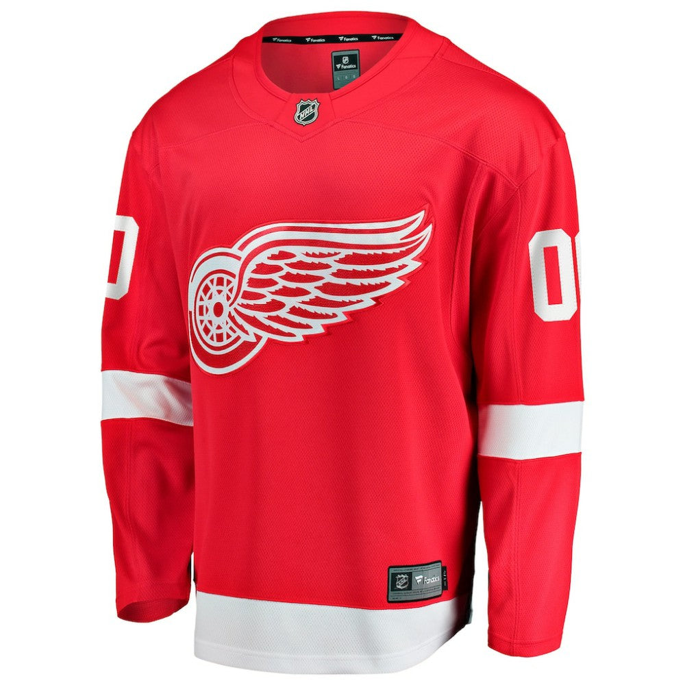 Detroit Red Wings Fanatics Home Breakaway Custom Jersey
