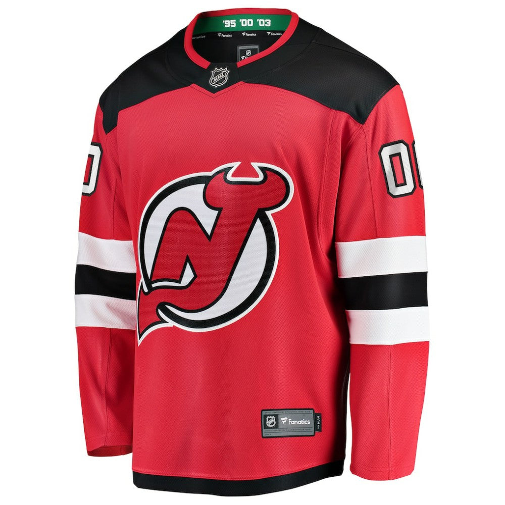 New Jersey Devils Fanatics Home Breakaway Custom Jersey