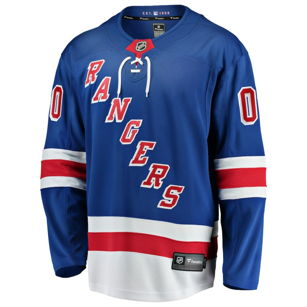 New York Rangers Fanatics Home Breakaway Custom Jersey