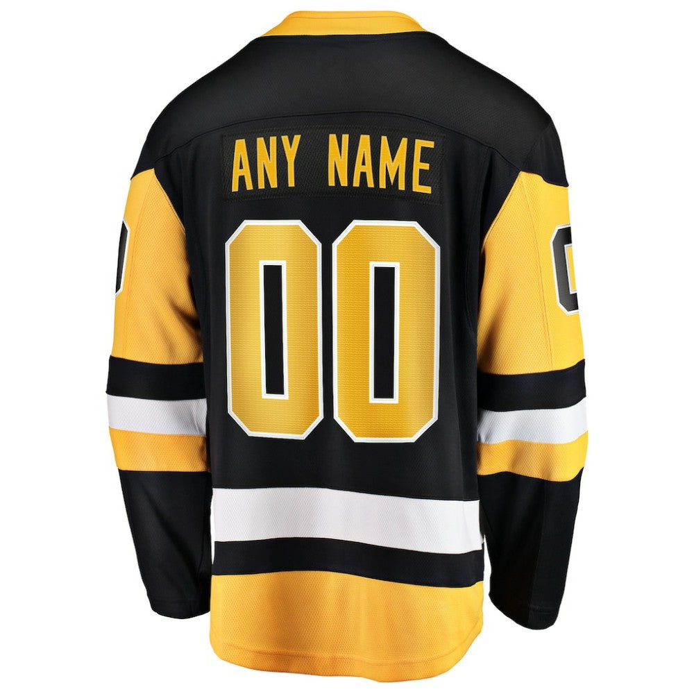 Pittsburgh Penguins Fanatics Home Breakaway Custom Jersey