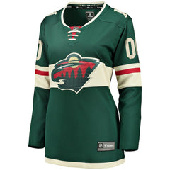 Minnesota Wild Fanatics Women's Home Breakaway Custom Jersey