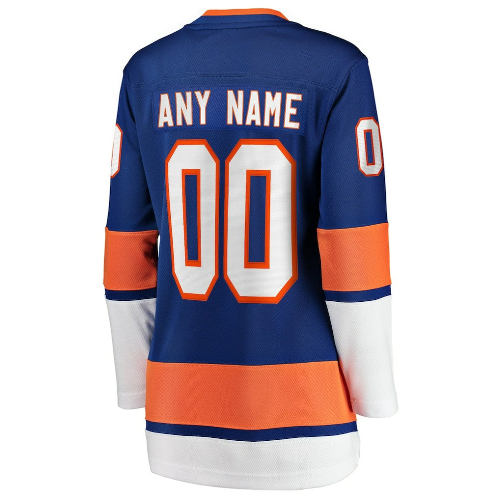 New York Islanders Fanatics Women's Home Breakaway Custom Jersey