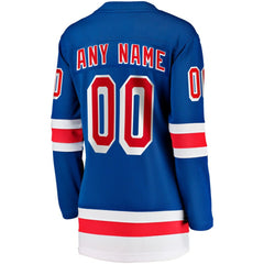 New York Rangers Fanatics Women's Home Breakaway Custom Jersey