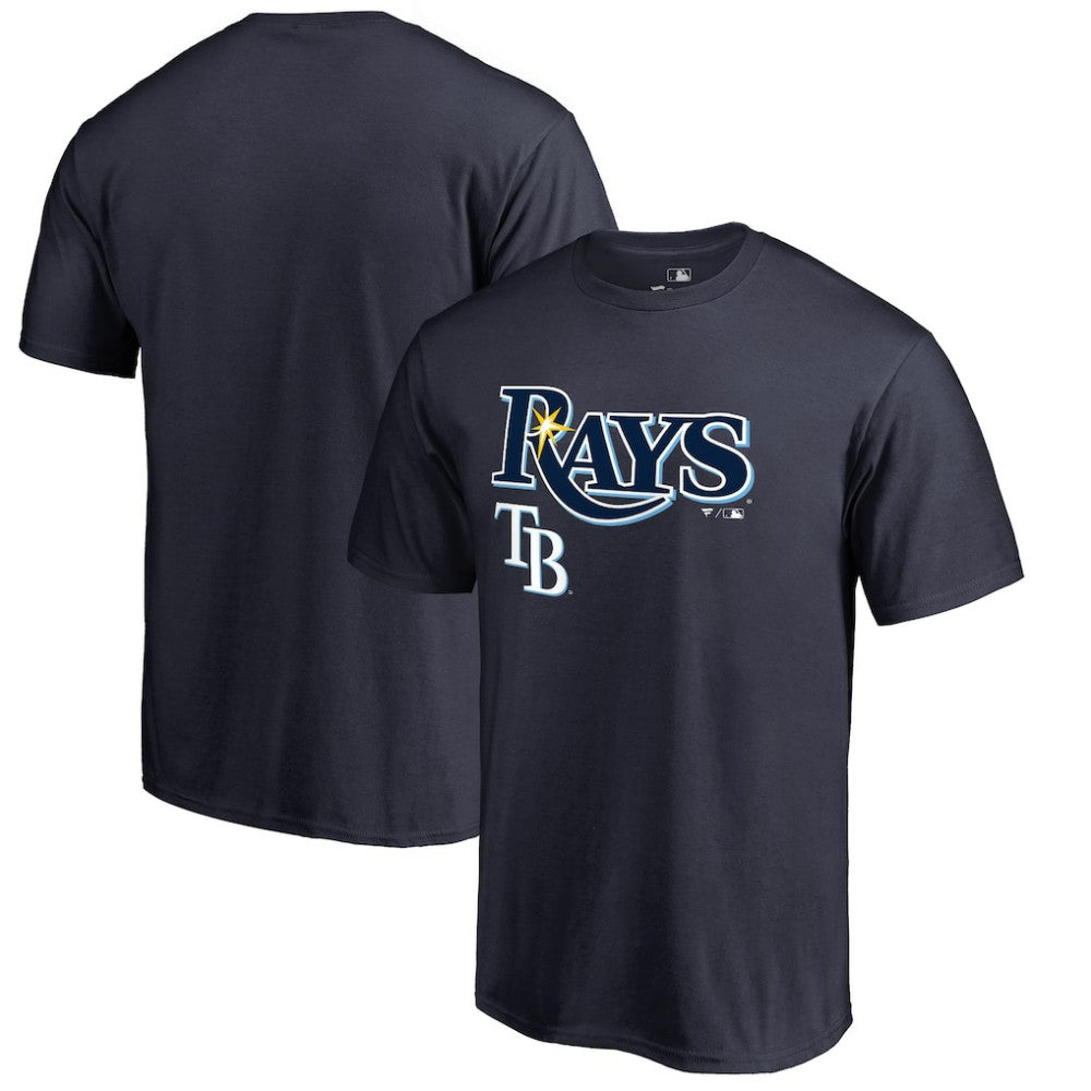 Tampa Bay Rays Team Lockup T-Shirt - Navy