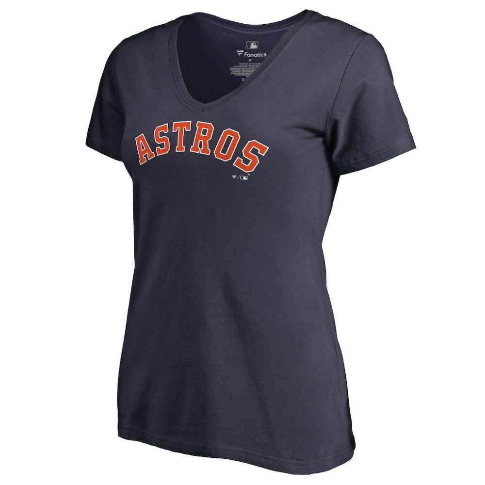 Houston Astros Women's Team Wordmark T-Shirt - Navy
