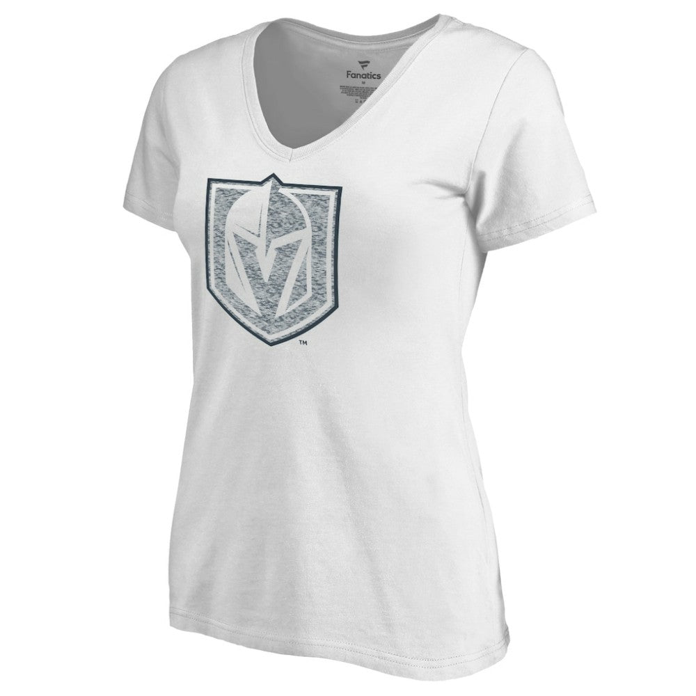 Vegas Golden Knights Women's Whiteout V-Neck T-Shirt