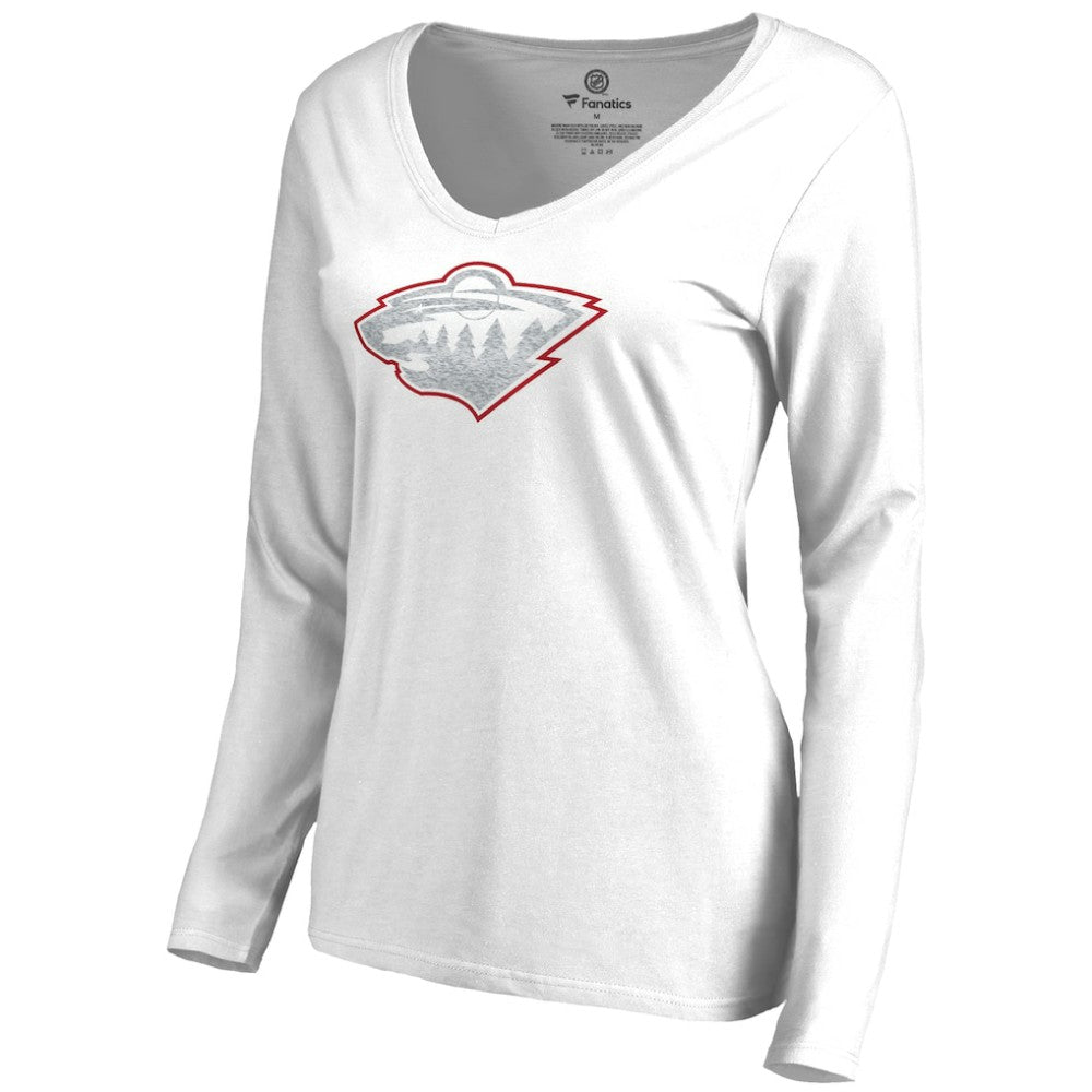 Minnesota Wild Women's White Out Long Sleeve T-Shirt