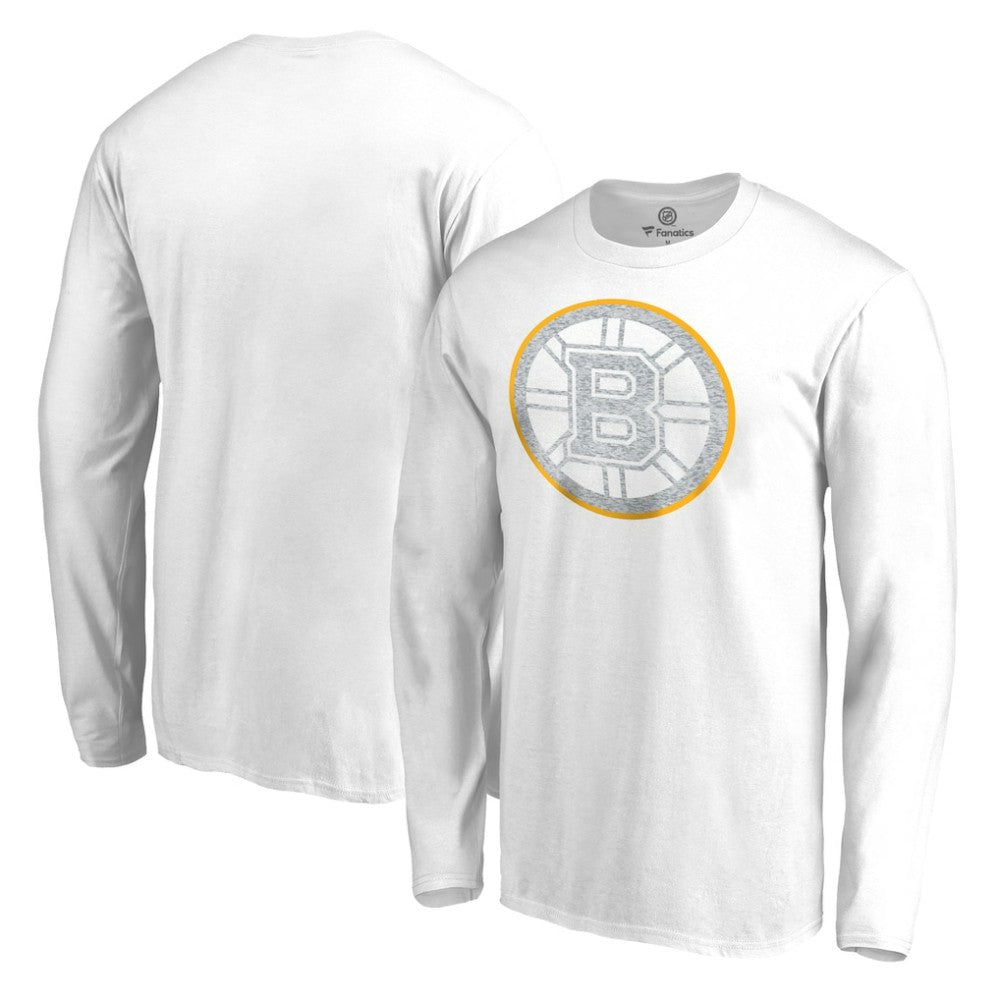 Boston Bruins White Out Long Sleeve T-Shirt