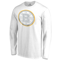 Boston Bruins White Out Long Sleeve T-Shirt
