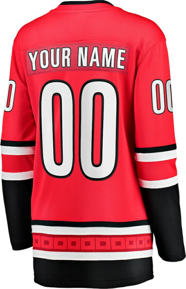 Carolina Hurricanes Fanatics Women's Alternate Breakaway Custom Jersey