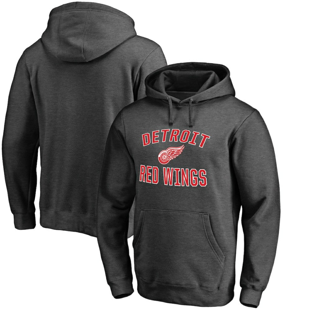 Detroit Red Wings Victory Arch Team Fitted Pullover Hoodie
