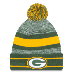 NFL Green Bay Packers Team Logo Cuffed Knit Hat with Pom