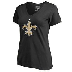 NFL New Orleans Saints Women's Primary Team Logo V-Neck T-Shirt