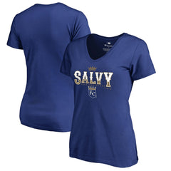 Salvador Perez Kansas City Royals Women's Player Hometown Collection V-Neck T-Shirt - Royal