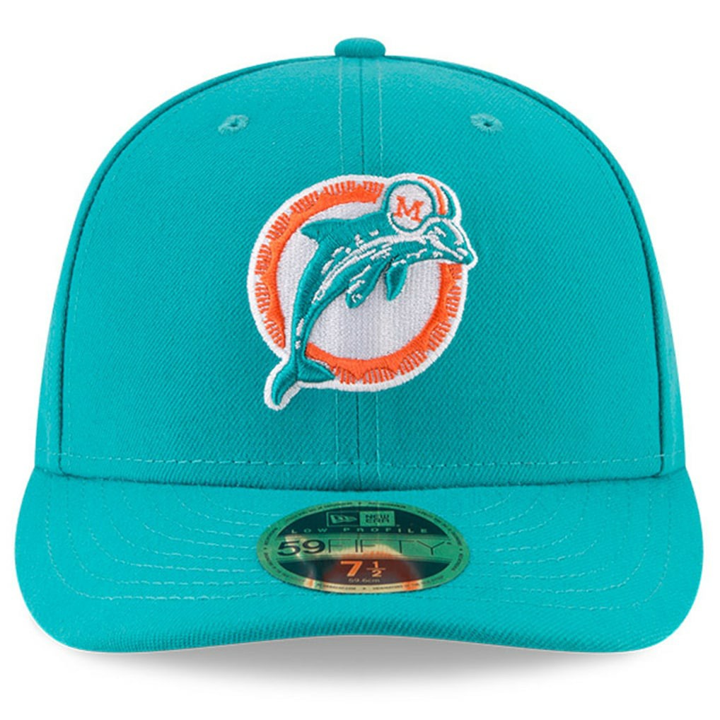 NFL Miami Dolphins Omaha Throwback Low Profile 59FIFTY Fitted Hat