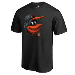 Baltimore Orioles Midnight Mascot Logo T-Shirt - Black