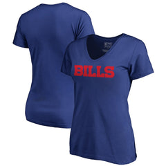 NFL Buffalo Bills Women's Wordmark V-Neck T-Shirt