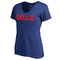 NFL Buffalo Bills Women's Wordmark V-Neck T-Shirt