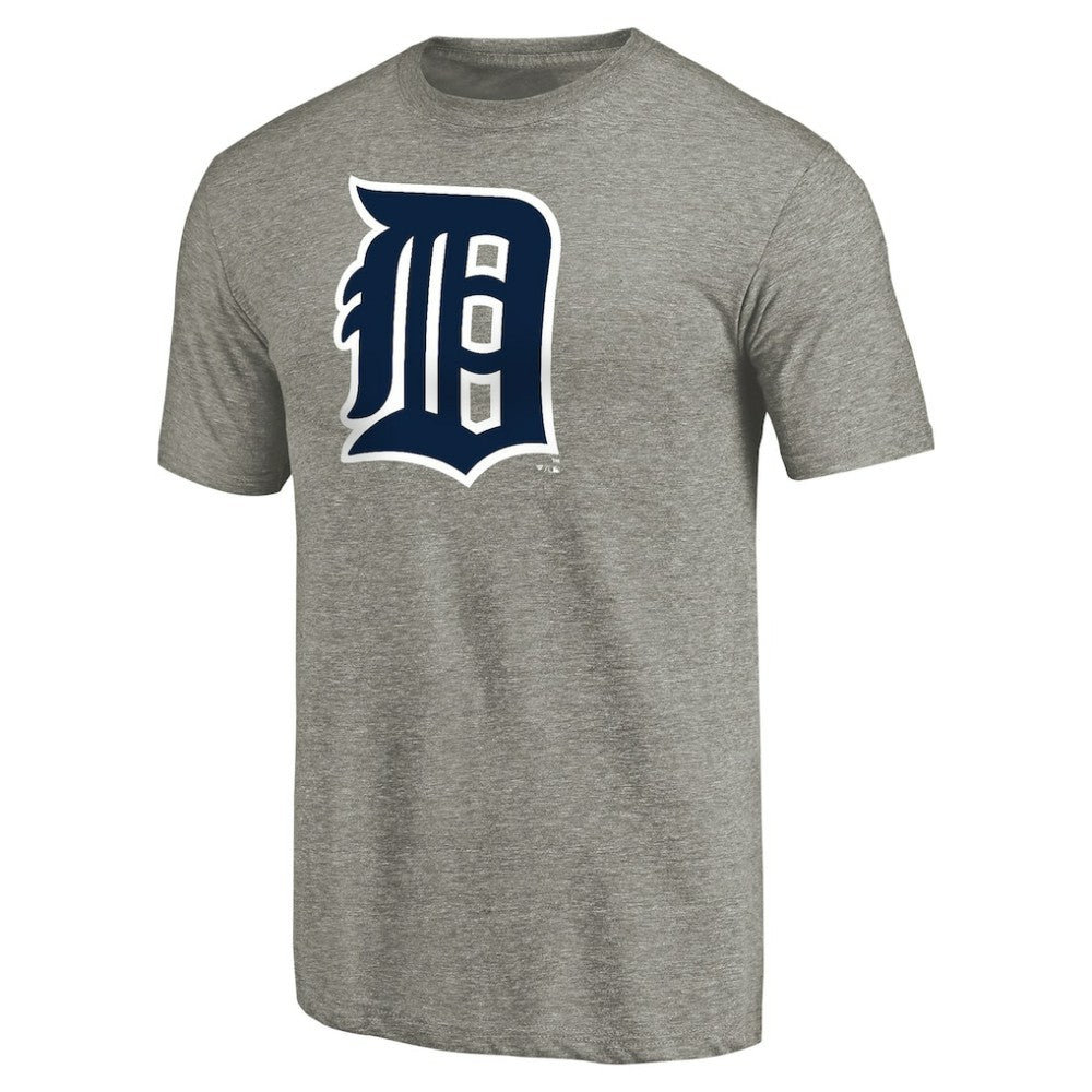Detroit Tigers Cooperstown Collection Forbes Tri-Blend T-Shirt - Ash