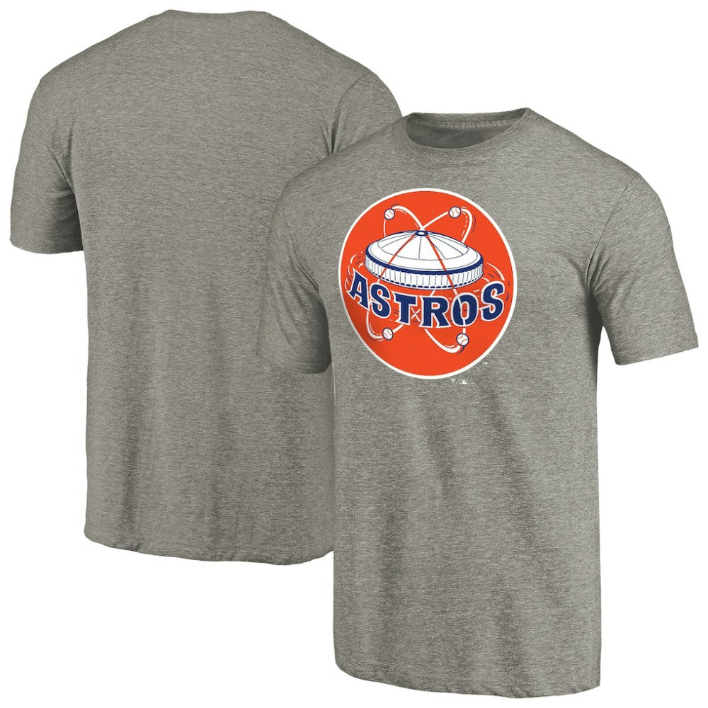 Houston Astros Cooperstown Collection Forbes Tri-Blend T-Shirt - Ash