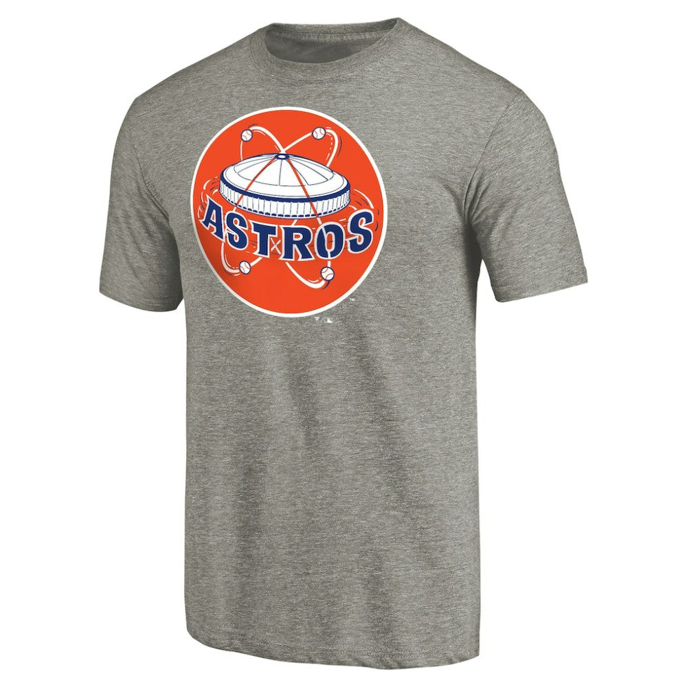 Houston Astros Cooperstown Collection Forbes Tri-Blend T-Shirt - Ash