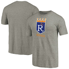 Kansas City Royals Cooperstown Collection Forbes Tri-Blend T-Shirt - Ash
