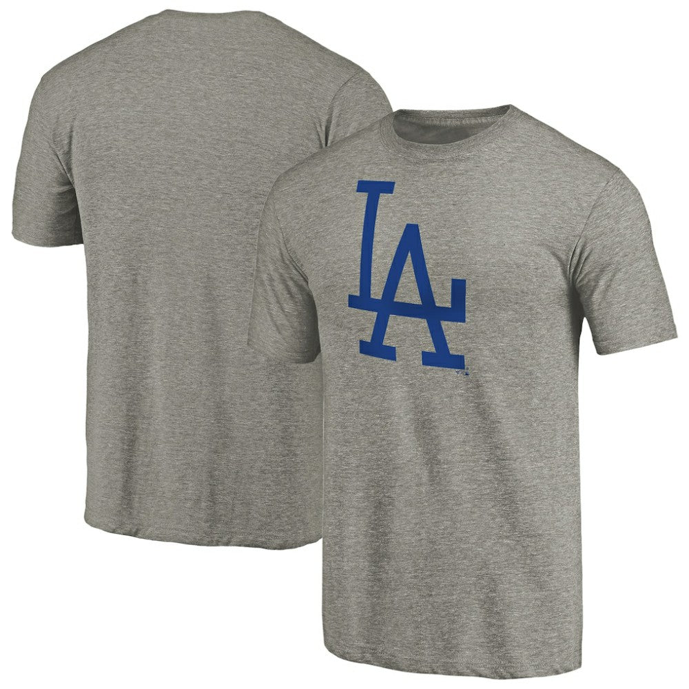 Los Angeles Dodgers Cooperstown Collection Forbes Tri-Blend T-Shirt - Ash