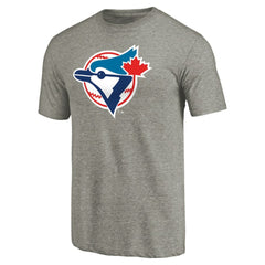 Toronto Blue Jays Cooperstown Collection Forbes Tri-Blend T-Shirt - Ash