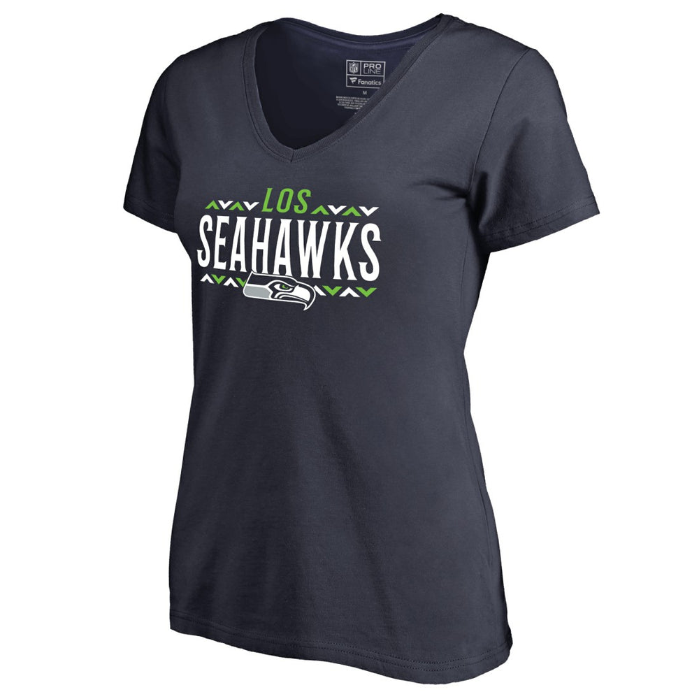 NFL Seattle Seahawks Women's Arriba V-Neck T-Shirt