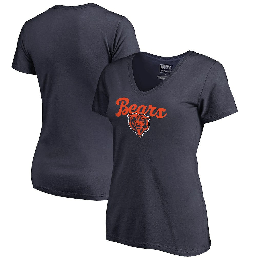 NFL Chicago Bears Women's Freehand V-Neck T-Shirt