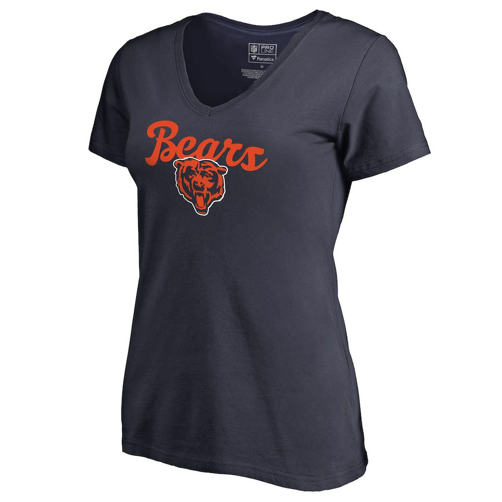 NFL Chicago Bears Women's Freehand V-Neck T-Shirt