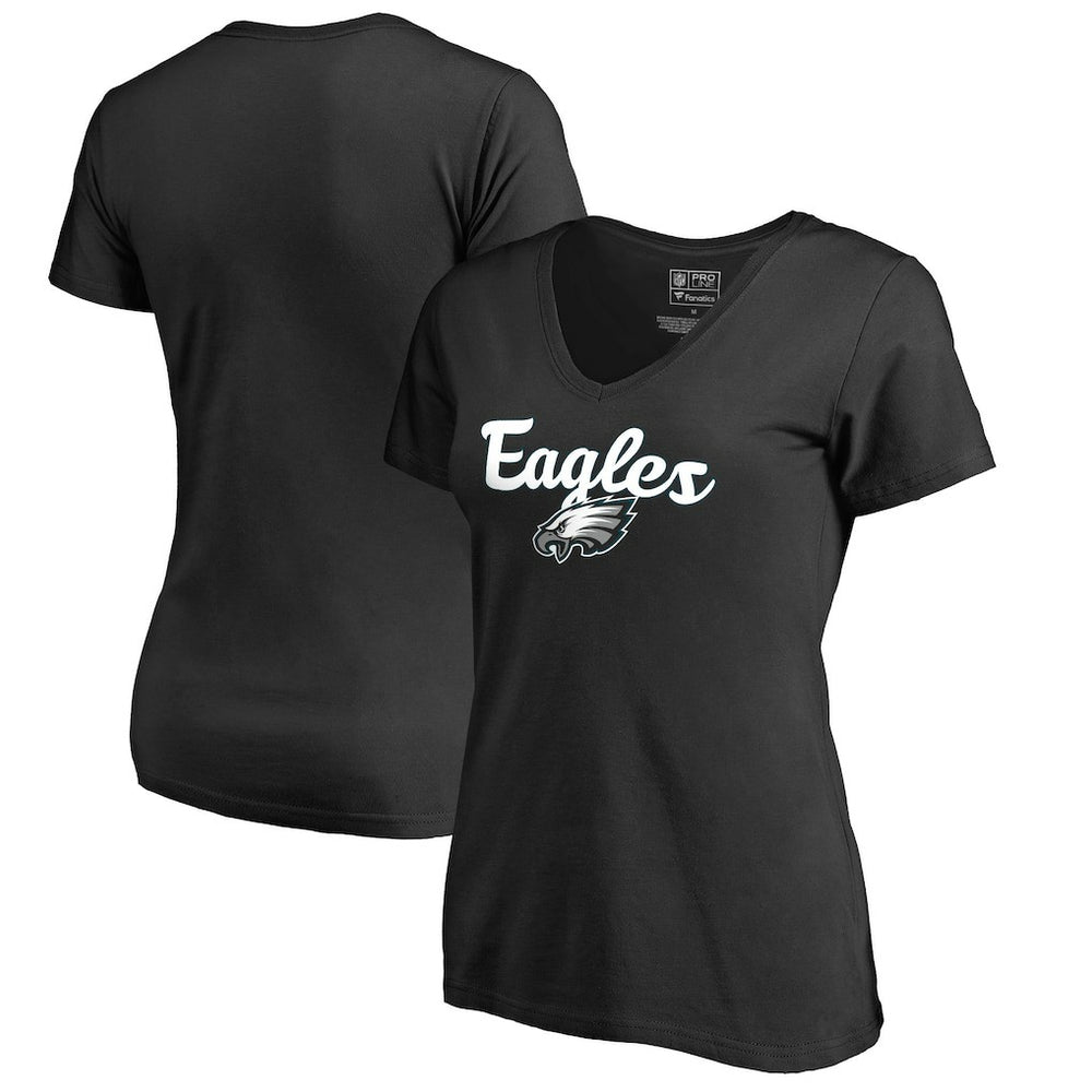 NFL Philadelphia Eagles Women's Freehand V-Neck T-Shirt