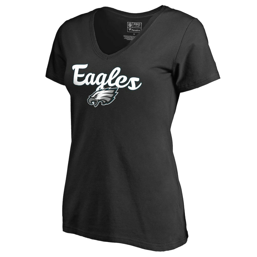 NFL Philadelphia Eagles Women's Freehand V-Neck T-Shirt