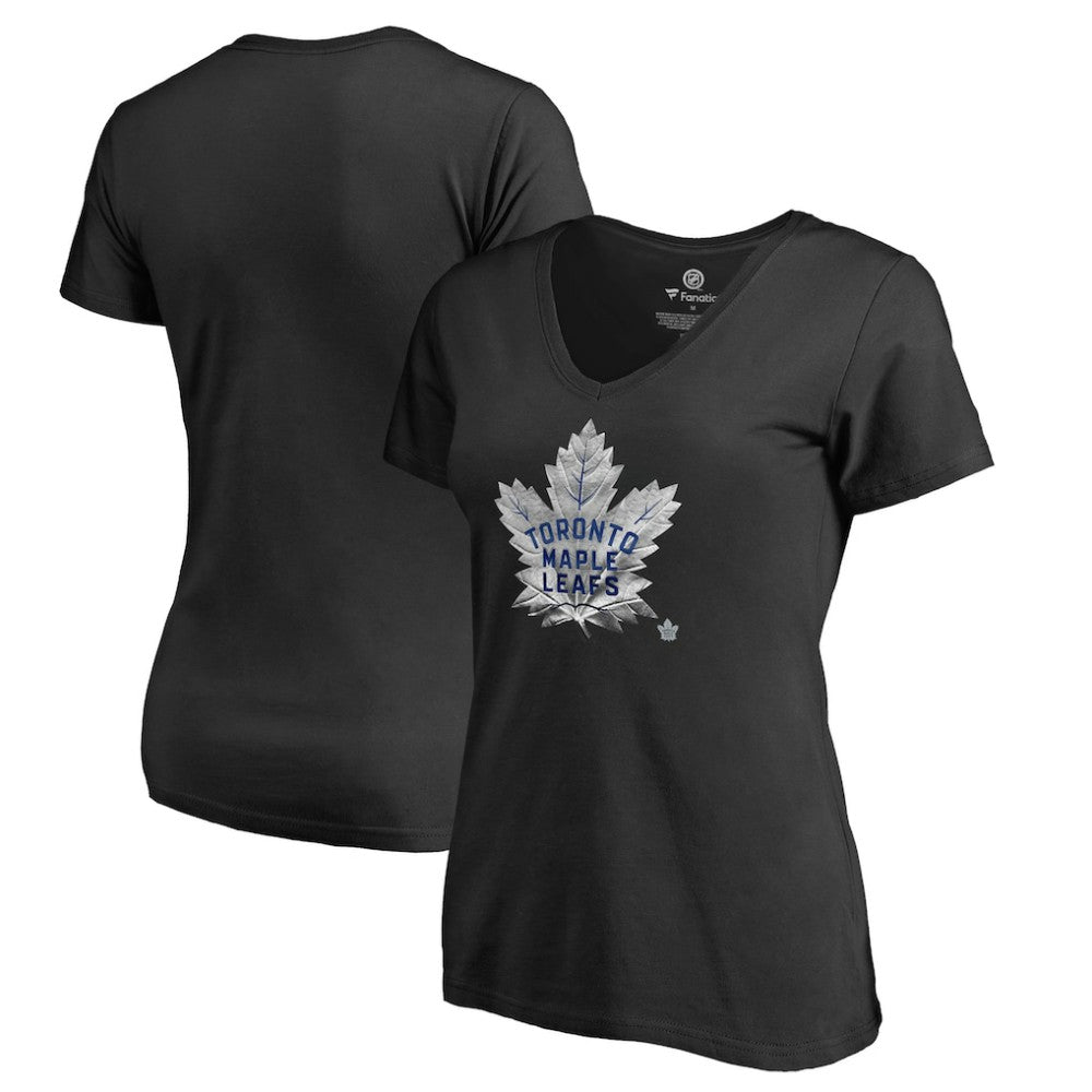 Toronto Maple Leafs Women's Midnight Mascot V-Neck T-Shirt