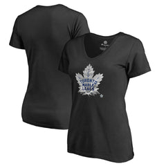 Toronto Maple Leafs Women's Midnight Mascot V-Neck T-Shirt