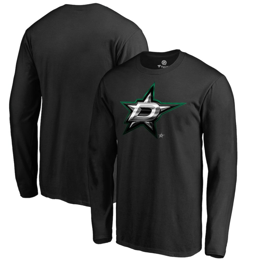 Dallas Stars Midnight Mascot Long Sleeve T-Shirt