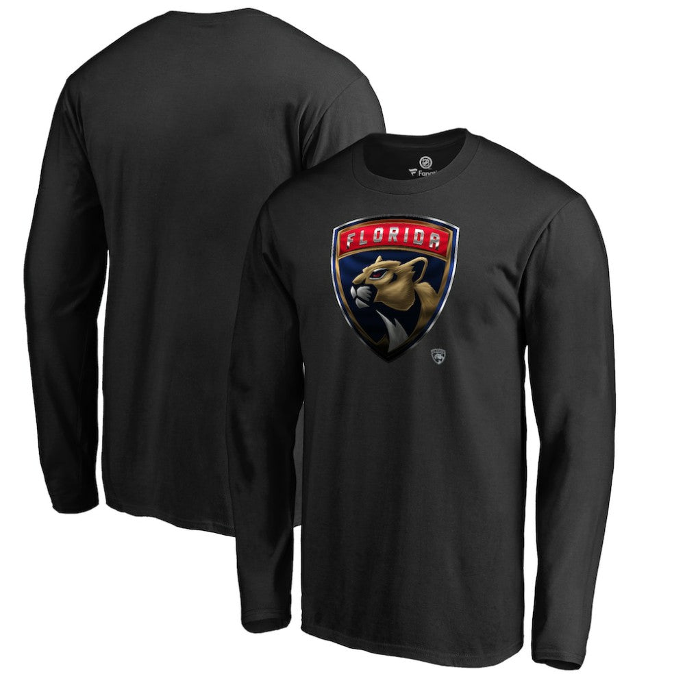 Florida Panthers Midnight Mascot Long Sleeve T-Shirt