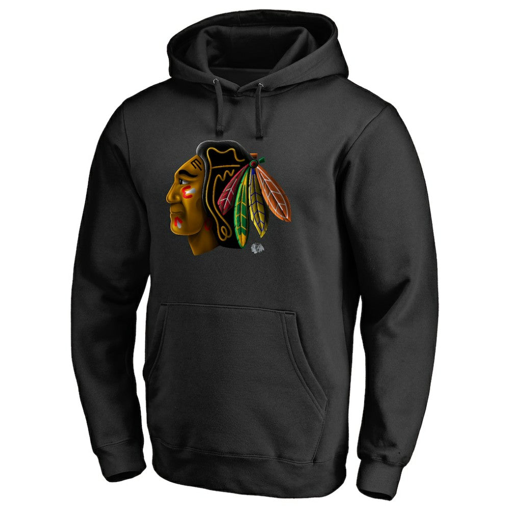 Chicago Blackhawks Midnight Mascot Pullover Hoodie